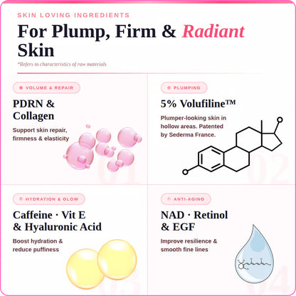 Glide and Glow PDRN Pink Collagen Volume Multi Balm-See a difference in 30 days or get your money back!